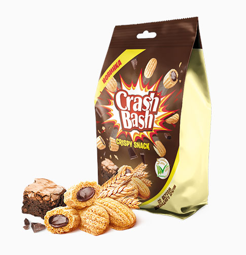 

Снек Эссен Crashbash со вкусом шоколадного брауни 150 г