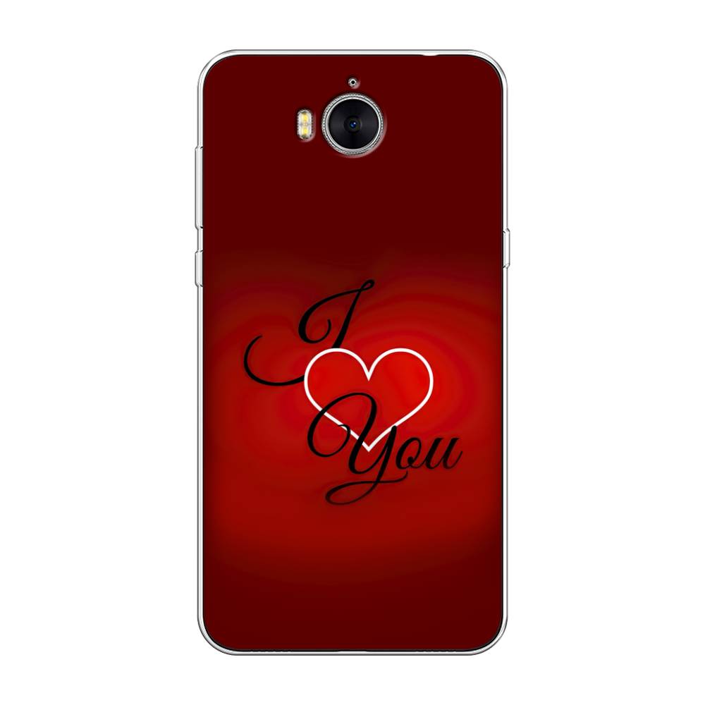 

Чехол Awog на Huawei Y5 2017 "I love you 3", Разноцветный, 62550-6