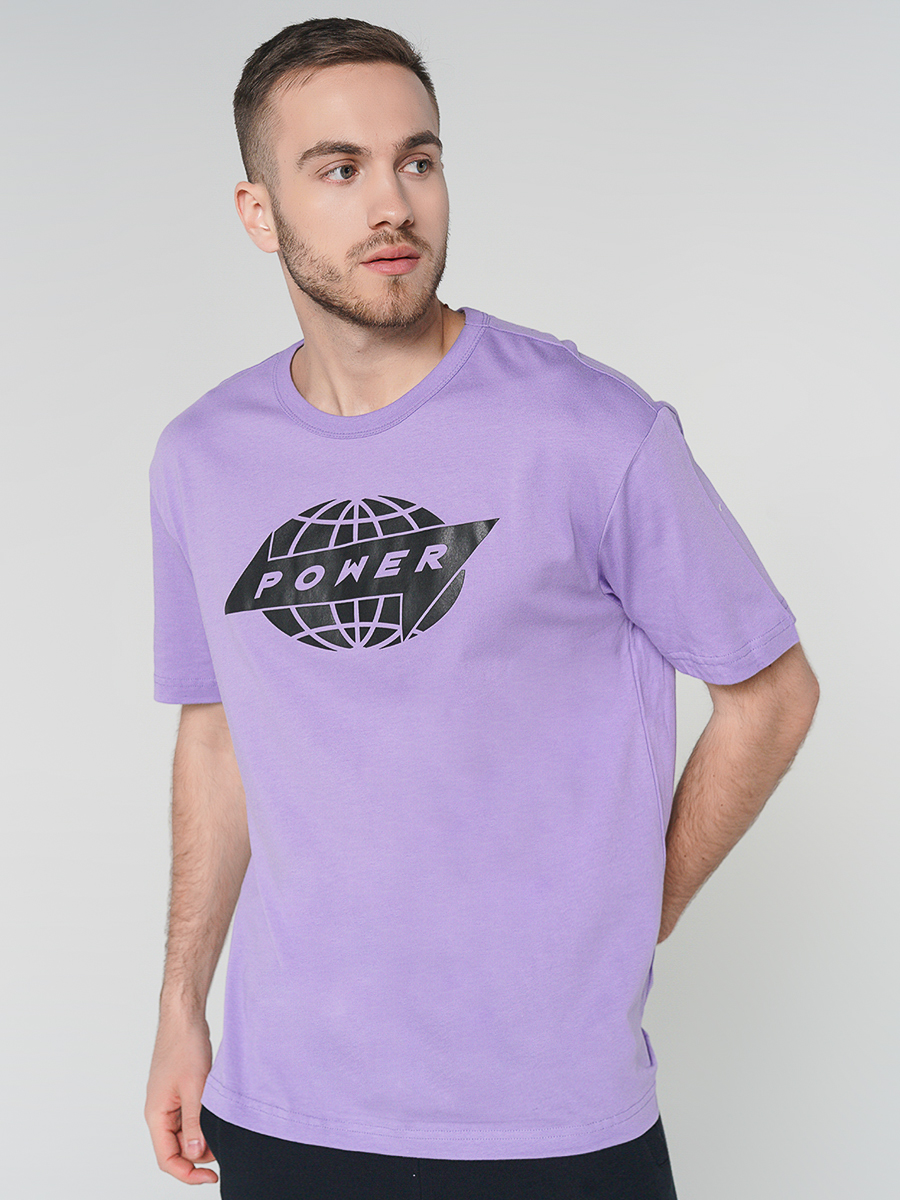 

Футболка мужская 80084 ТВОЕ фиолетовая 2XL, 80084