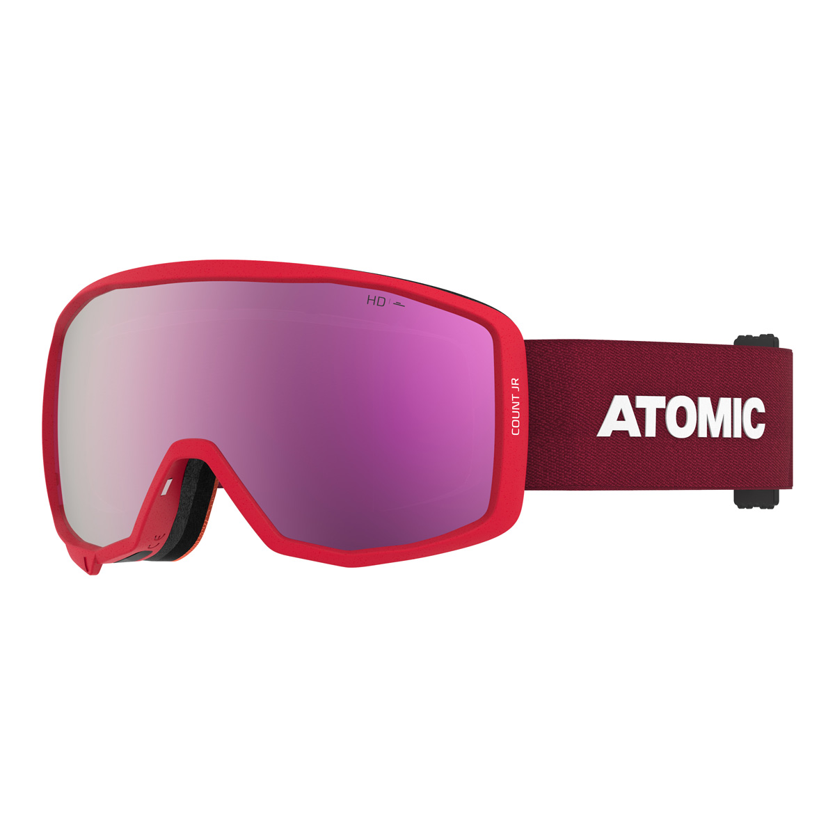 фото Горнолыжная маска atomic count jr hd rs 2022 red, one size