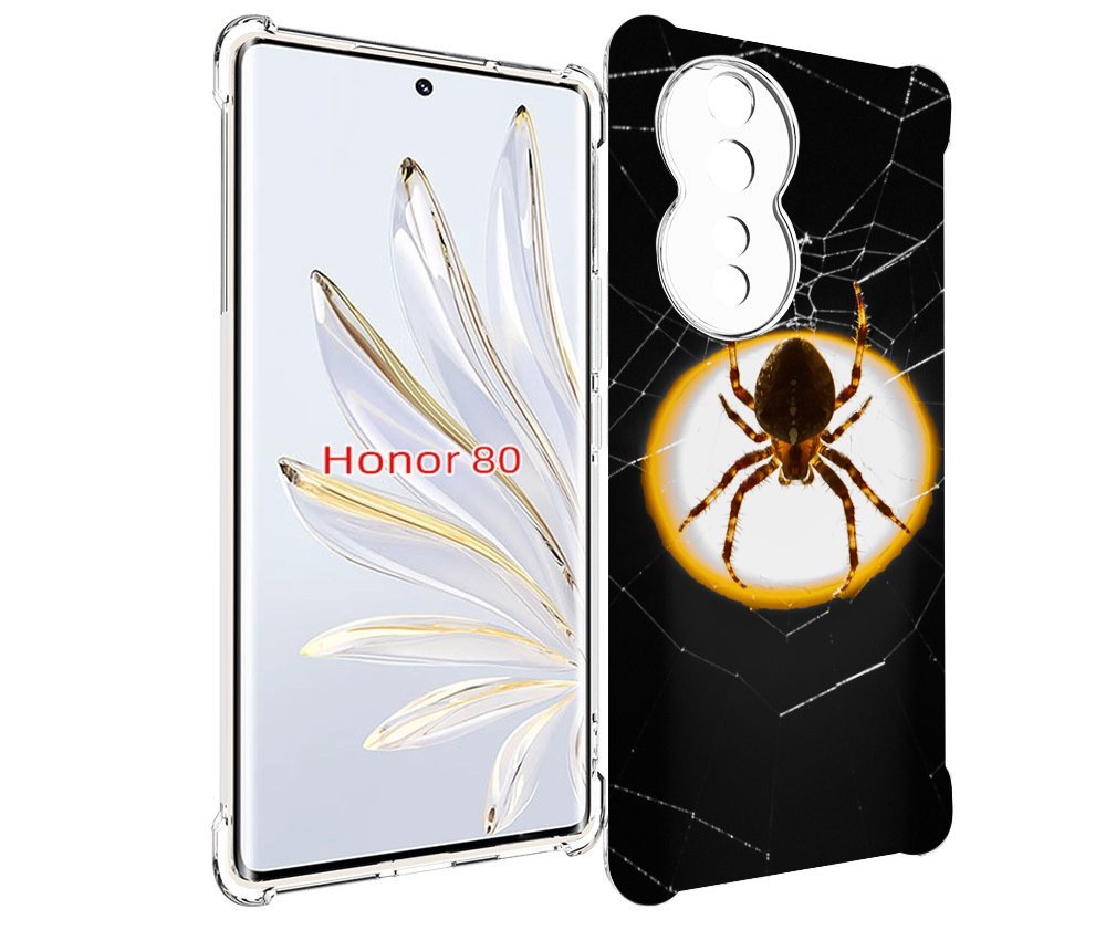 

Чехол MyPads паук-с-паутинкой для Honor 80, Прозрачный, Tocco