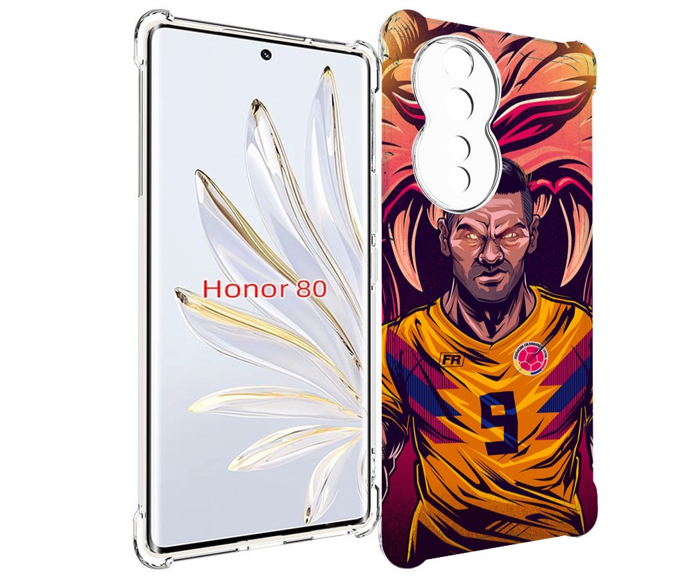 

Чехол MyPads парень-тигр-красный для Honor 80, Прозрачный, Tocco