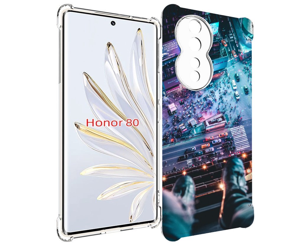 

Чехол MyPads парень на крыше для Honor 80, Прозрачный, Tocco