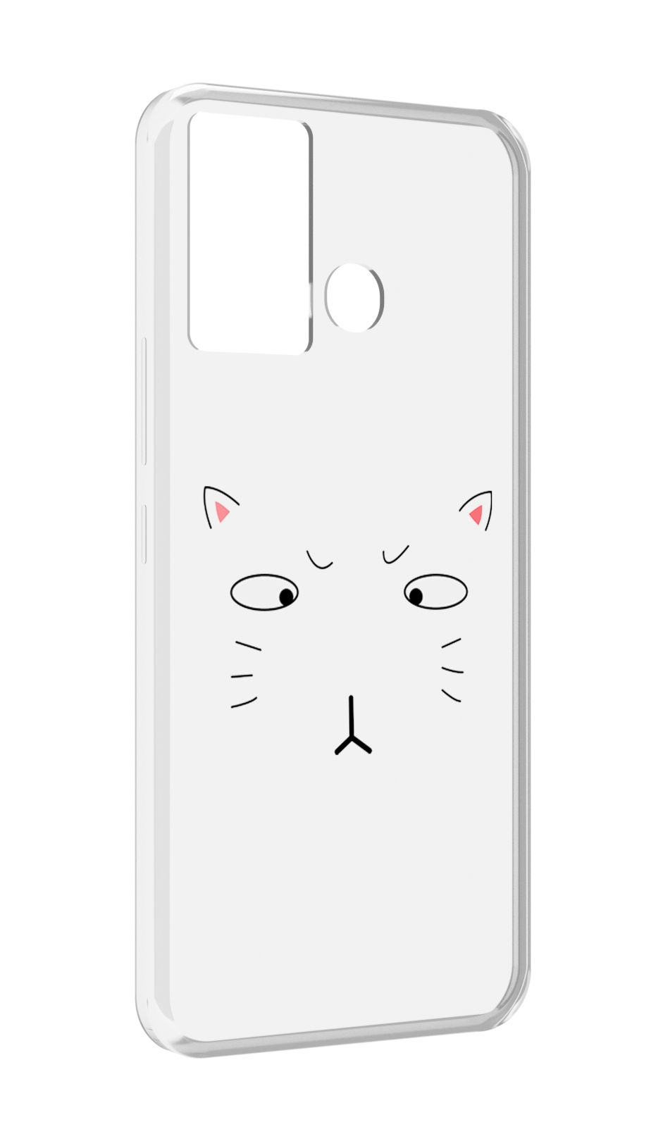 

Чехол MyPads кот-части-лица для Infinix Hot 12 Play, Прозрачный, Tocco