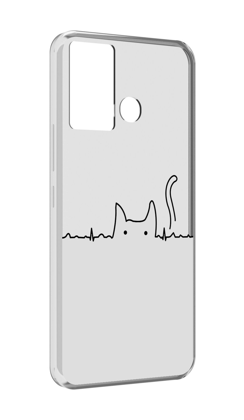 

Чехол MyPads кот-музыкальный для Infinix Hot 12 Play, Прозрачный, Tocco