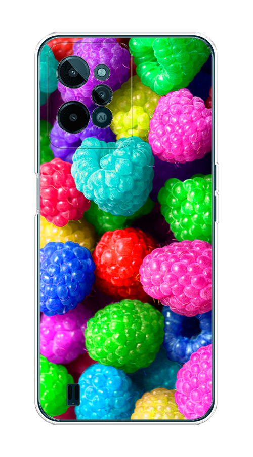 

Чехол на Realme C31 "Леденцовая малина", Фиолетовый;розовый;зеленый, 259350-1