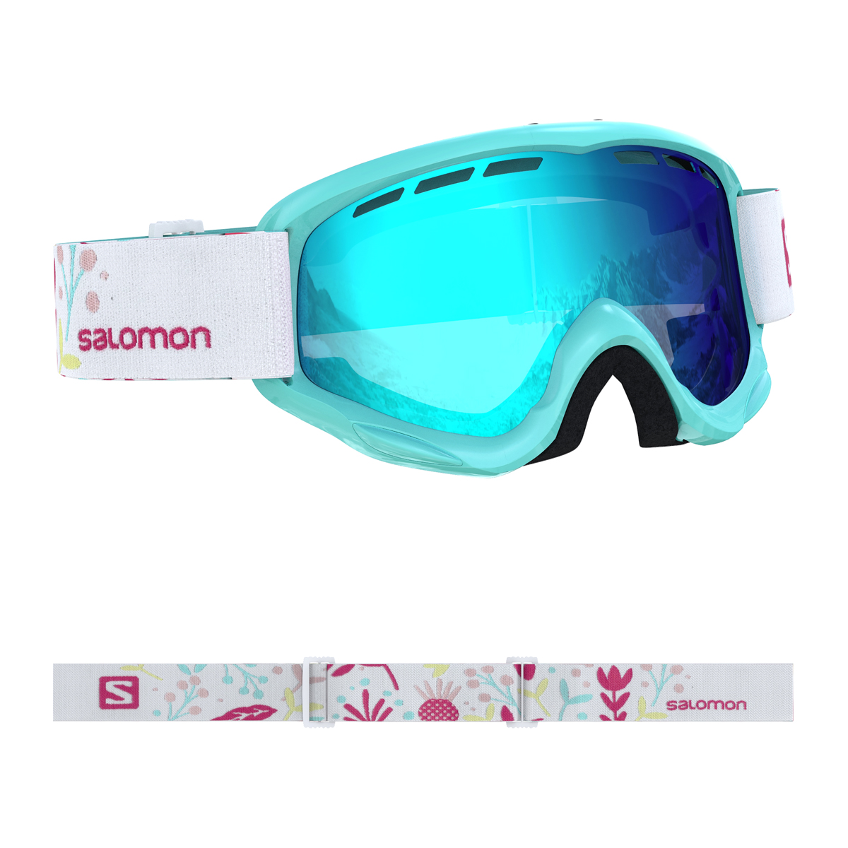 фото Горнолыжная маска salomon goggles juke 2022 white, one size