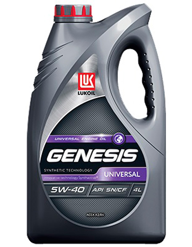 фото Моторное масло lukoil genesis universal 5w40 4 л