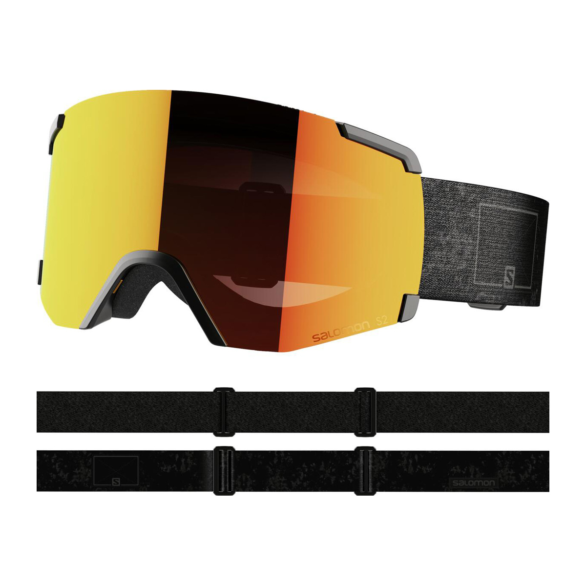 фото Горнолыжная маска salomon s/view 2021 black, one size