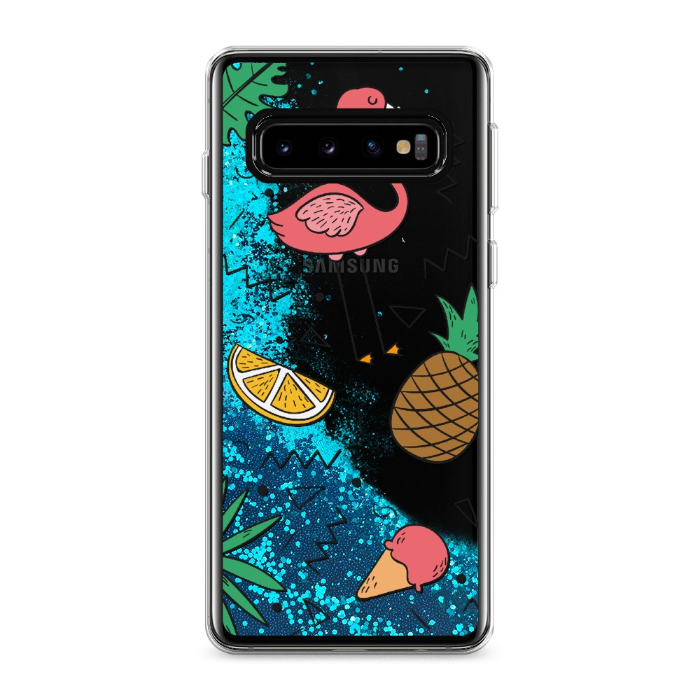 

Чехол Awog на Samsung Galaxy S10 "Гавайский фон", Разноцветный, 27093-1