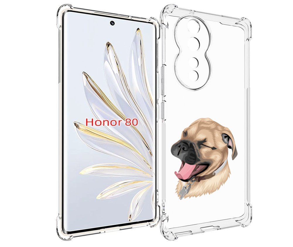 

Чехол MyPads очень-довольная-собака для Honor 80, Прозрачный, Tocco