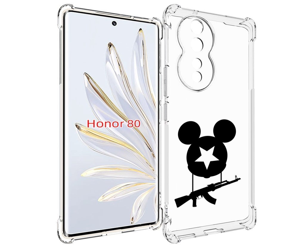 

Чехол MyPads АК Микки для Honor 80, Прозрачный, Tocco