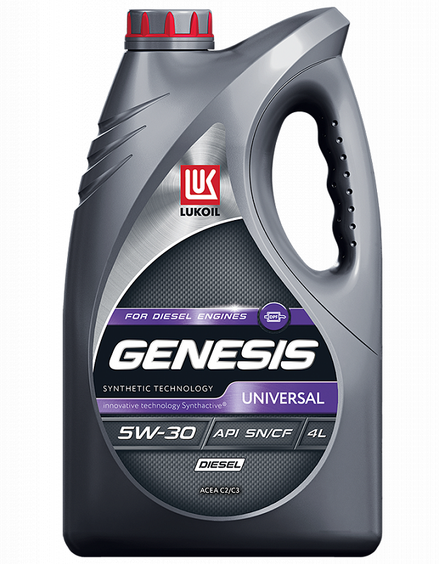 фото Моторное масло lukoil genesis universal diesel 5w30 4 л