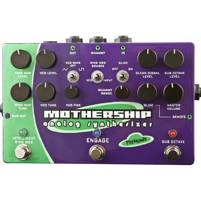 

Гитарная педаль эффектов/ примочка Pigtronix MGS Mothership Guitar Analog Synthesizer, Фиолетовый, MGS Mothership Guitar Analog Synthesizer