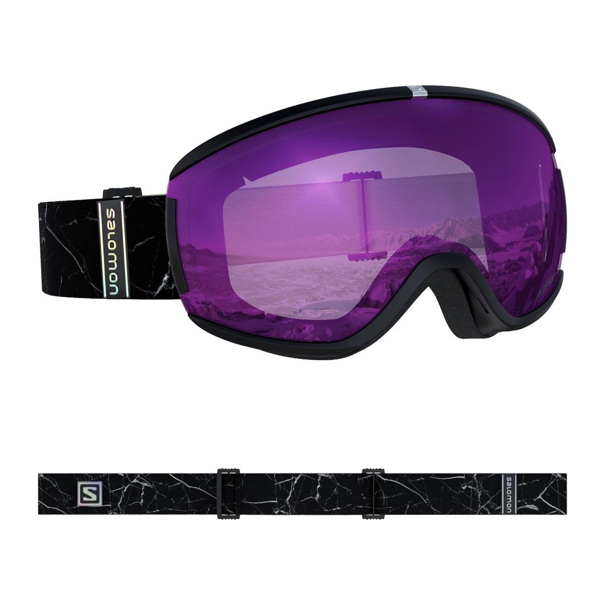 фото Горнолыжная маска salomon ivy 2021 black, one size