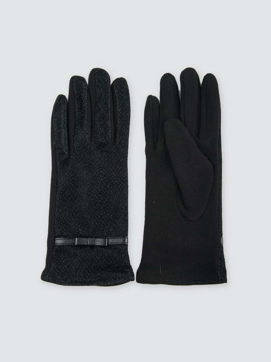 

Перчатки женские Marmalato 973-001 черные, one size, 973-001