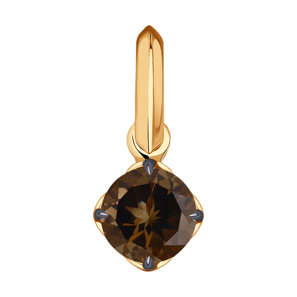

Кулон из красного золота с раухтопазом Diamant 51-330-01767-4, 51-330-01767-4