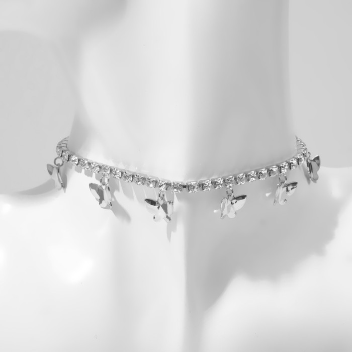 Чокер из металла Queen Fair 9690617, стразы