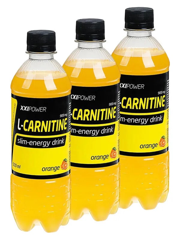XXIPOWER XXI Power, напиток газ. L-карнитин, 3х0,5 л апельсин