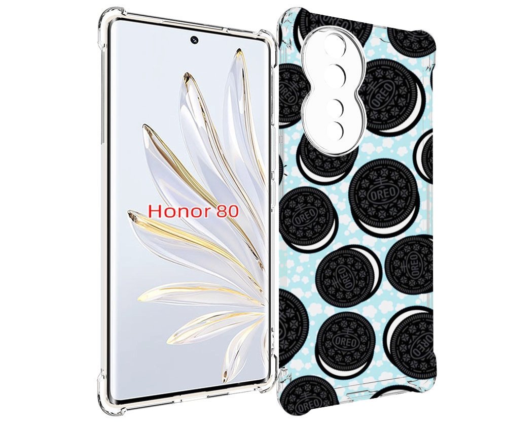 

Чехол MyPads орео печеньки для Honor 80, Прозрачный, Tocco