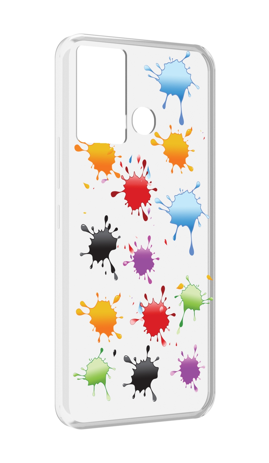 

Чехол MyPads кляксы для Infinix Hot 12 Play, Прозрачный, Tocco