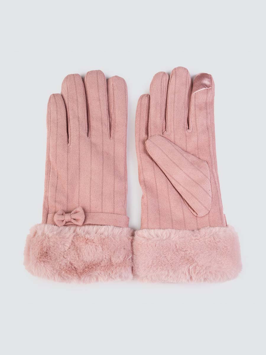 

Перчатки женские Marmalato 901-048 розовые, one size, 901-048
