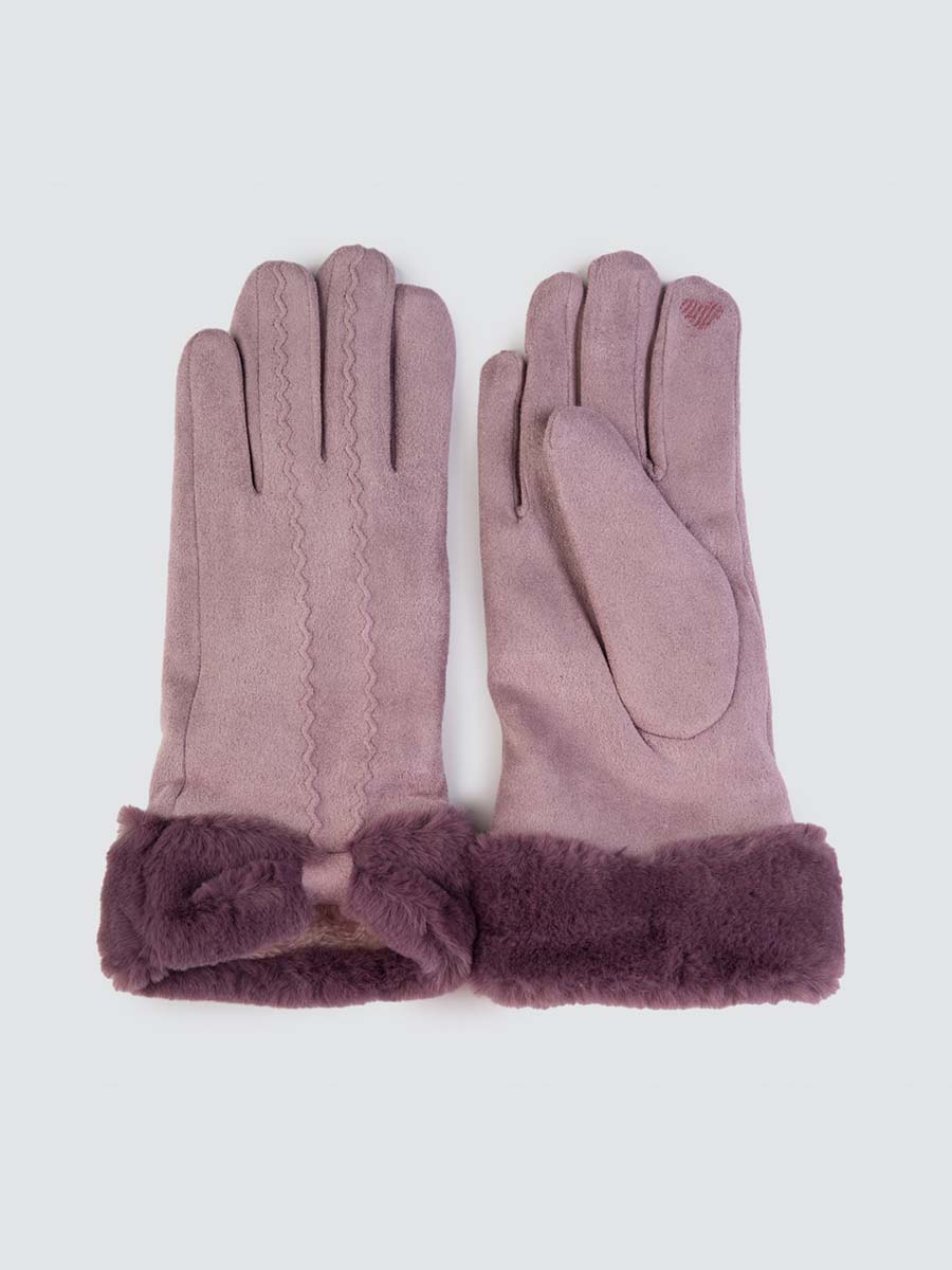 

Перчатки женские Marmalato 901-046 фиолетовые, one size, 901-046