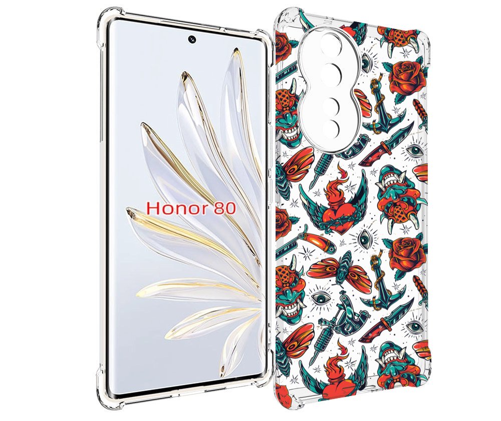 

Чехол MyPads олд-скул-пак для Honor 80, Прозрачный, Tocco