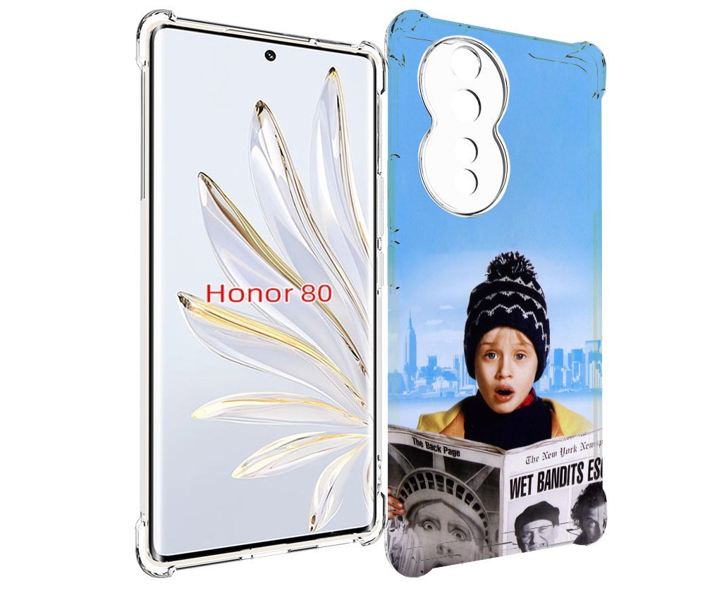 

Чехол MyPads один-дома-детский для Honor 80, Прозрачный, Tocco
