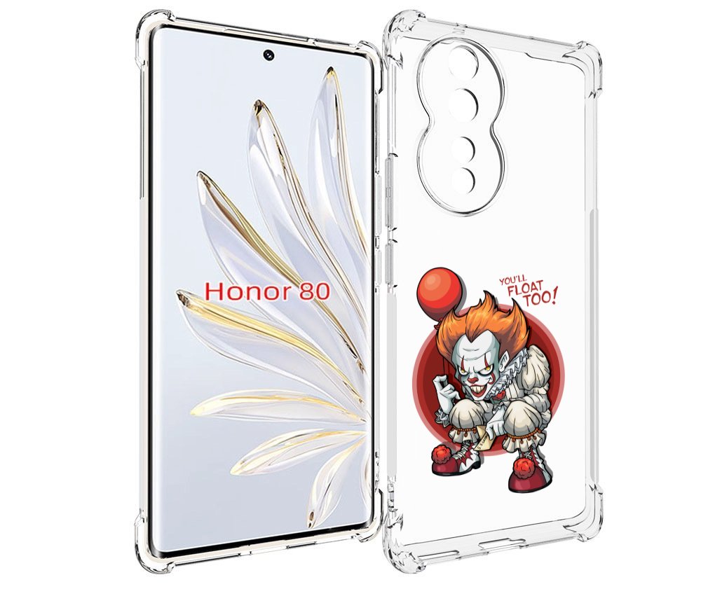 

Чехол MyPads одетый-клоун для Honor 80, Прозрачный, Tocco