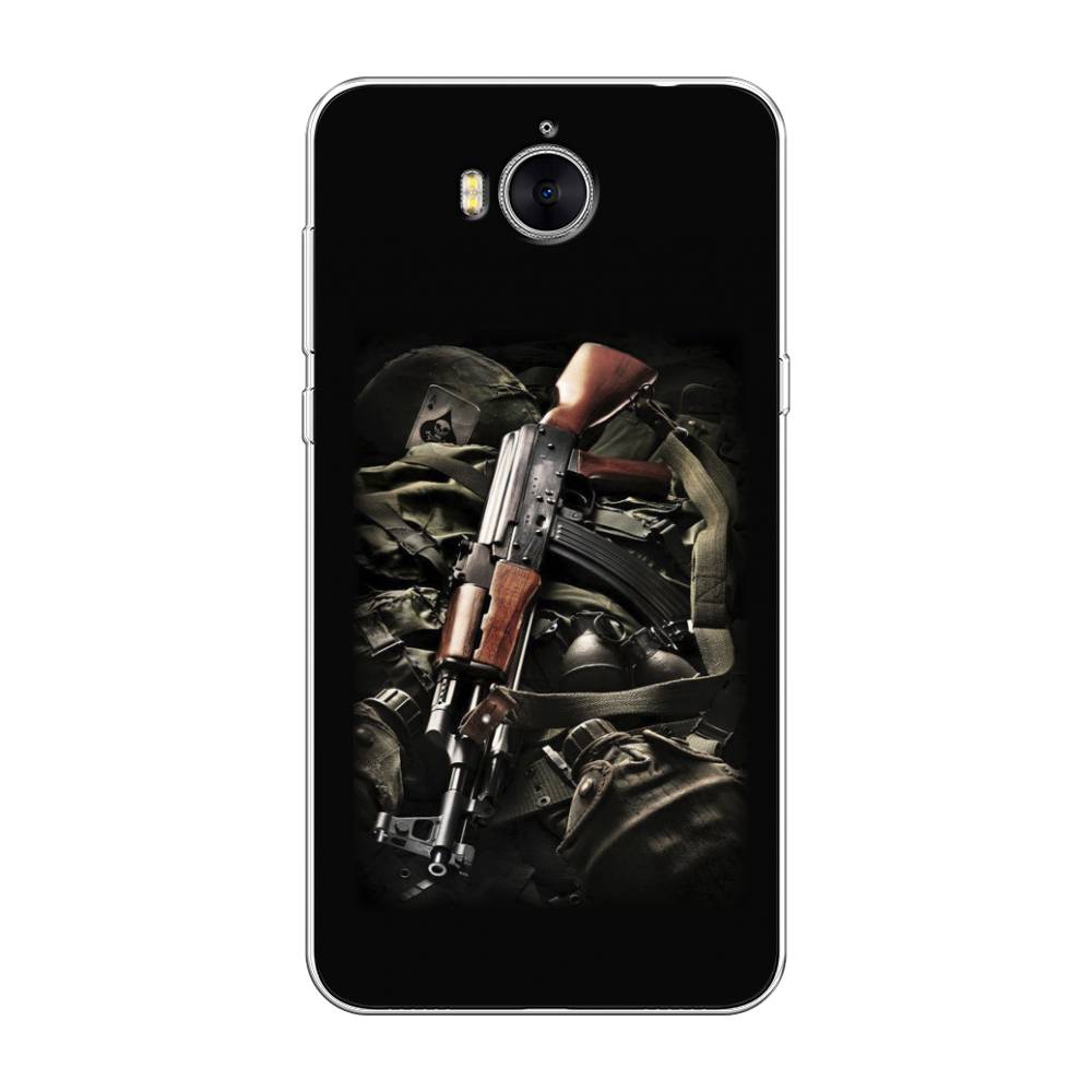 

Чехол Awog на Huawei Y5 2017 "Автомат", Разноцветный, 62550-5