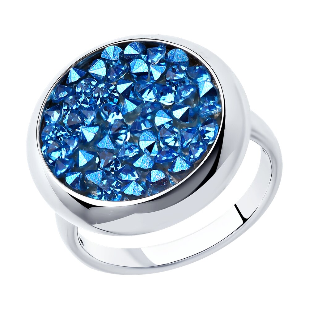 

Кольцо из серебра с Swarovski р.  SOKOLOV 94013583, 94013583