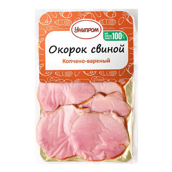 

Окорок копчено-вареный мясная нарезка 500 г