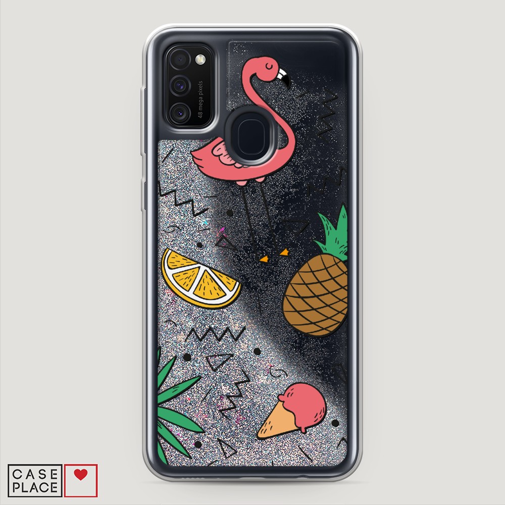 

Чехол Awog на Samsung Galaxy M30s "Гавайский фон", Разноцветный, 29891-1