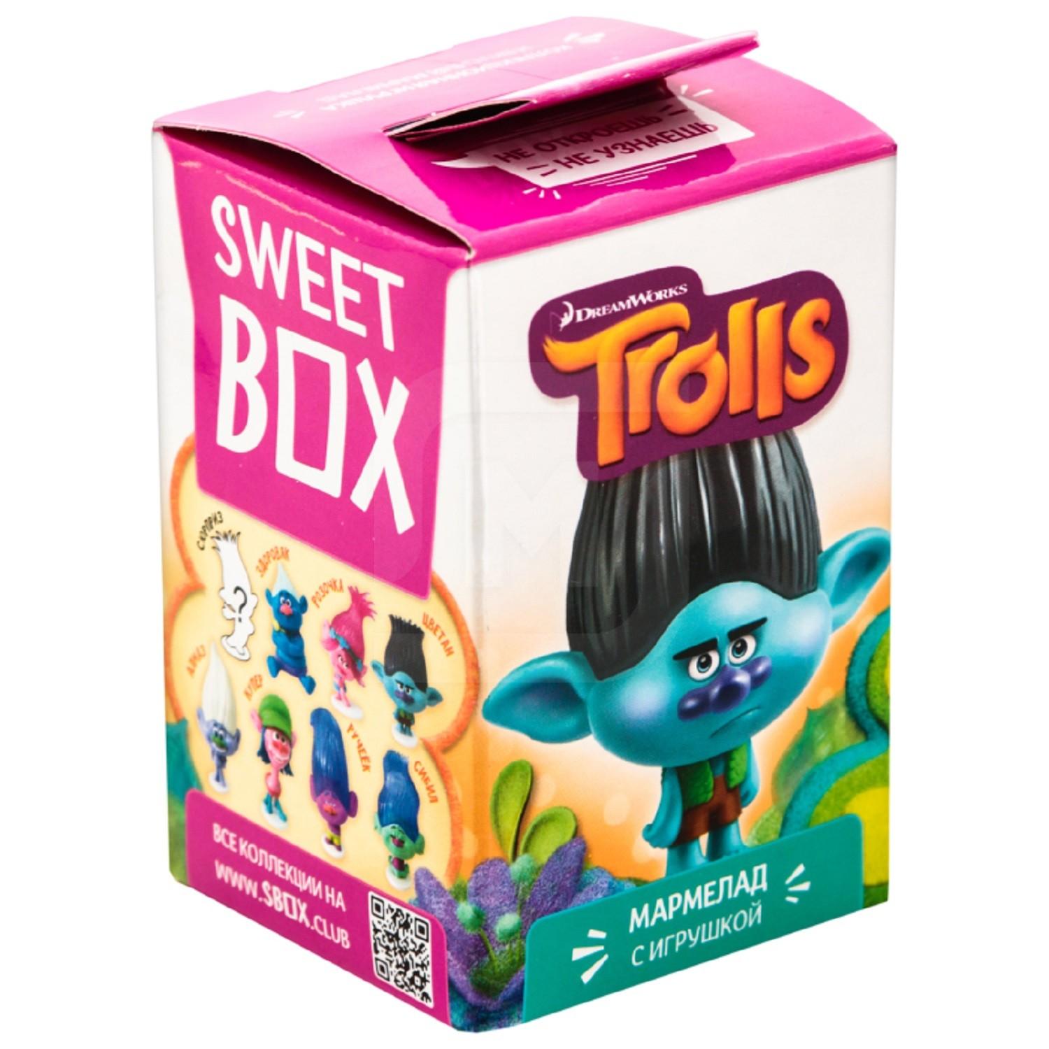 Мармелад Sweet Box с игрушкой лицензия 10 г в ассортименте