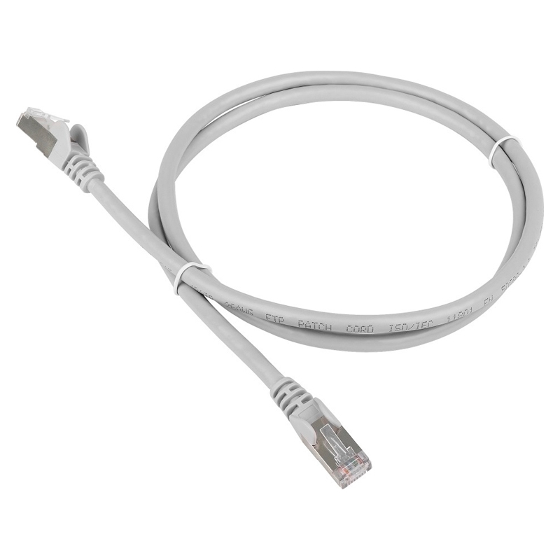 

Патч-корд Lanmaster RJ45 - RJ45 вилка-вилка 3м (TWT-45-45-3.0/S-GY) серый
