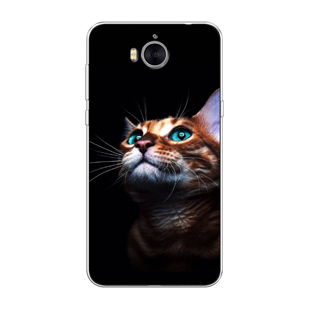 

Чехол Awog на Huawei Y5 2017 "Мечтательный кот", Разноцветный, 62550-1