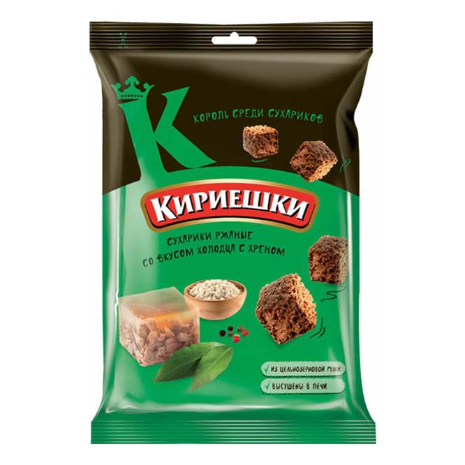 

Сухарики ржаные Кириешки 100 г в ассортименте