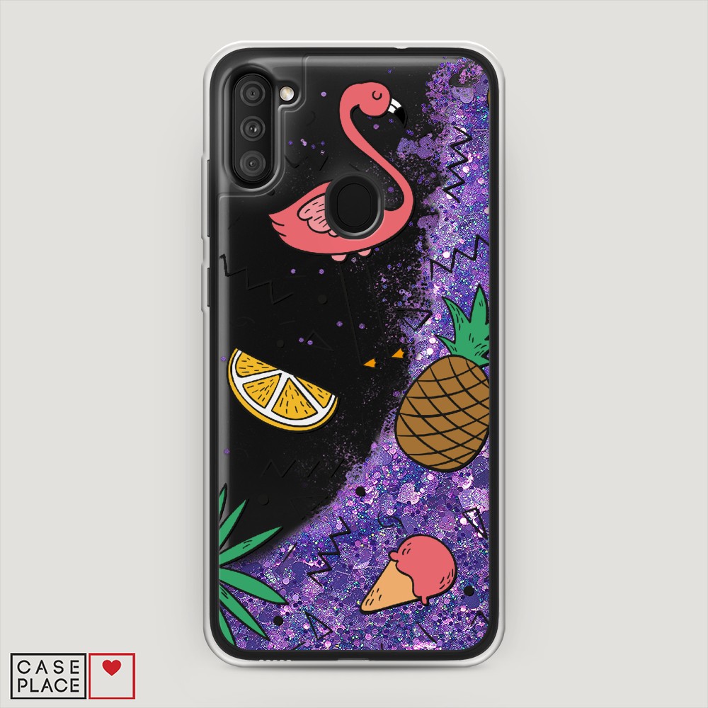 

Чехол Awog на Samsung Galaxy M11 / Самсунг M11 "Гавайский фон", Разноцветный, 2100692-1