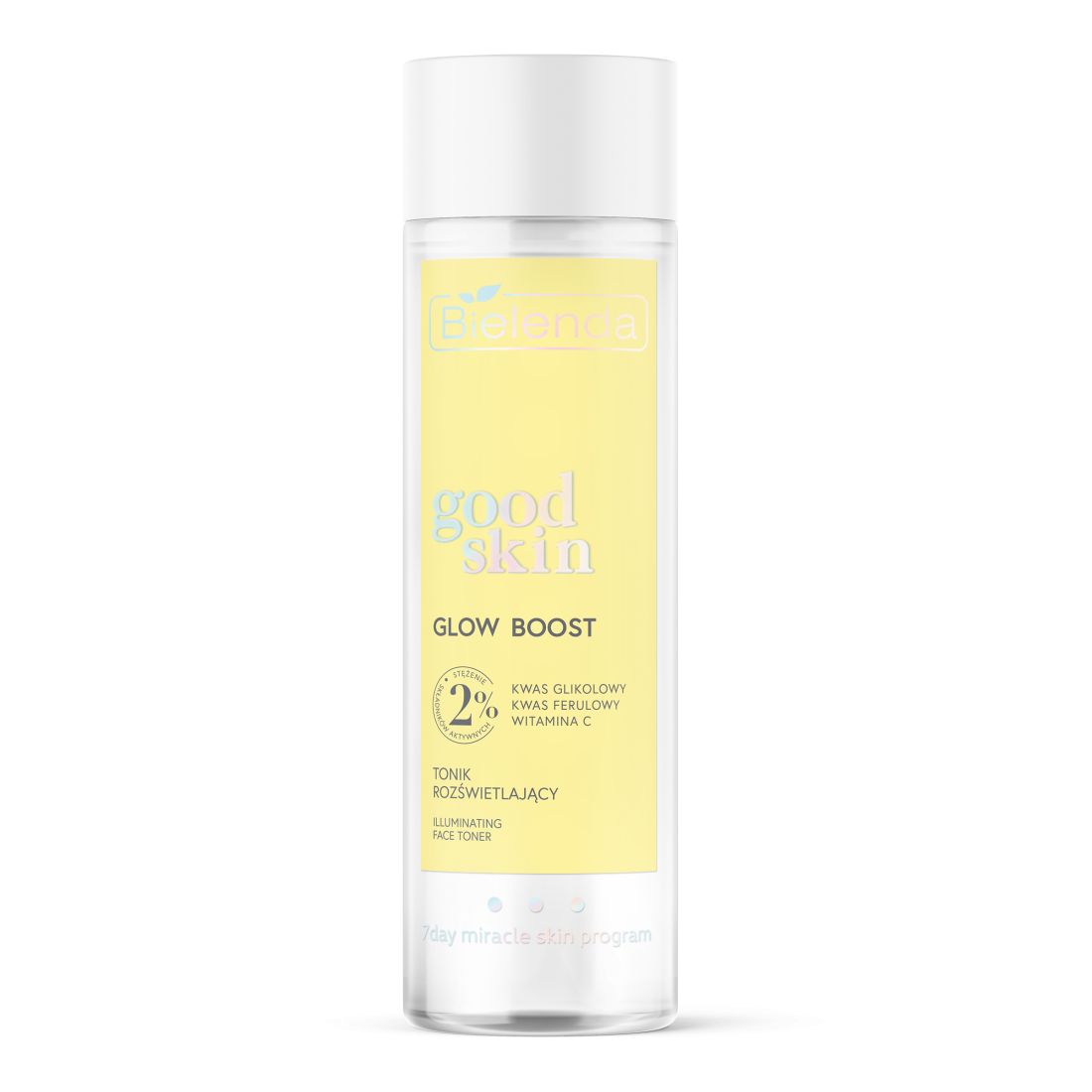 

Тоник осветляющий с гликолевой кислотой Bielenda GOOD SKIN GLOW BOOST 200 мл, GOOD SKIN GLOW BOOST