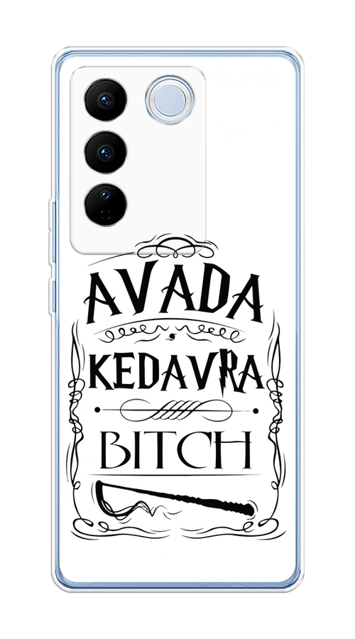 

Чехол на Vivo V27/V27 Pro "Avada kedavra bitch", Белый;серый;черный, 268550-6