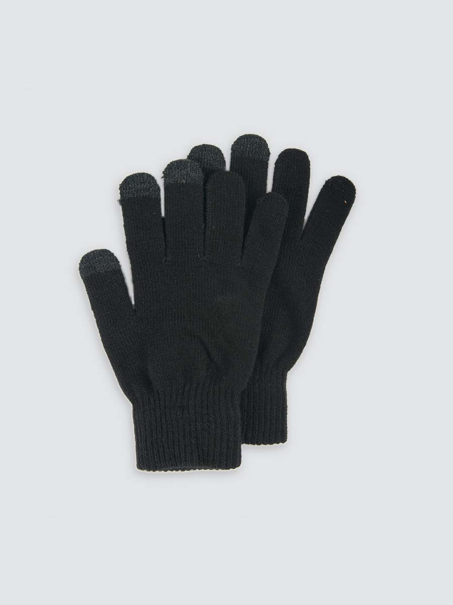 

Перчатки женские Marmalato 874-005 черные, one size, 874-005