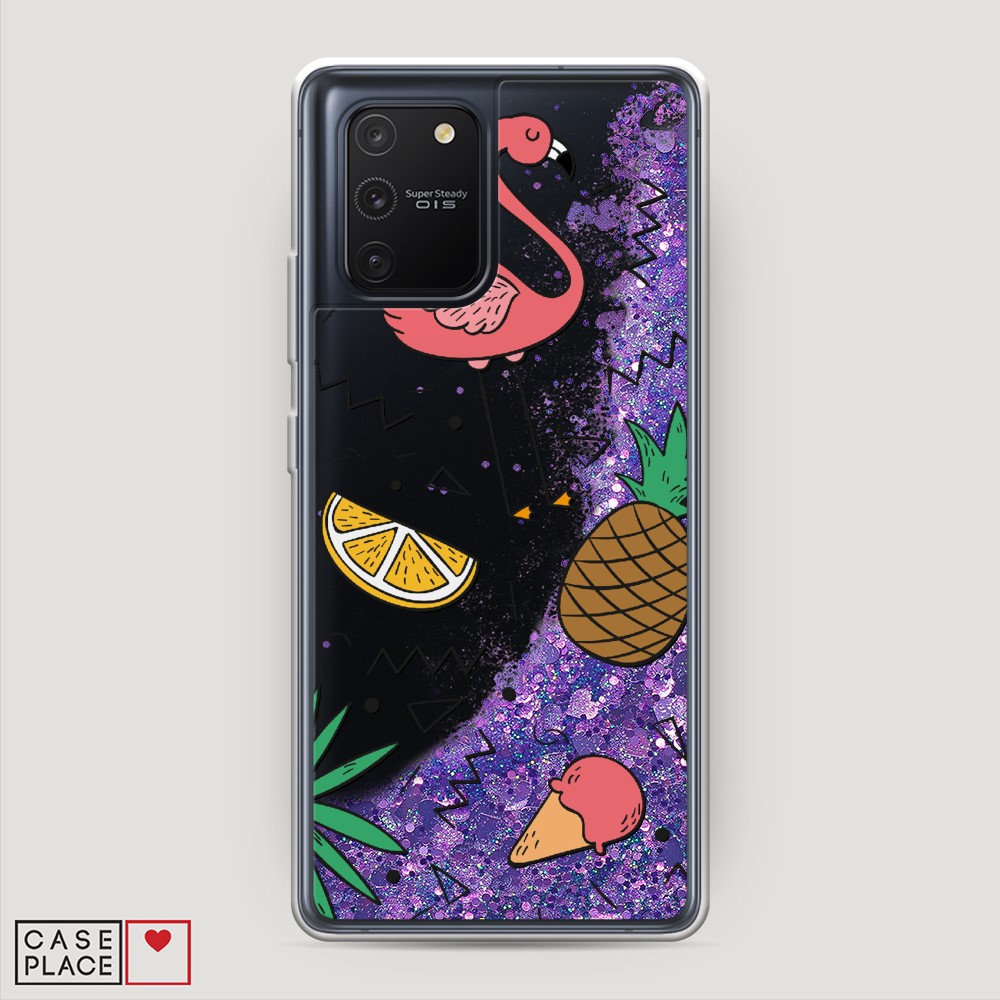 

Чехол Awog на Samsung Galaxy A91/S10 Lite "Гавайский фон", Разноцветный, 29992-1