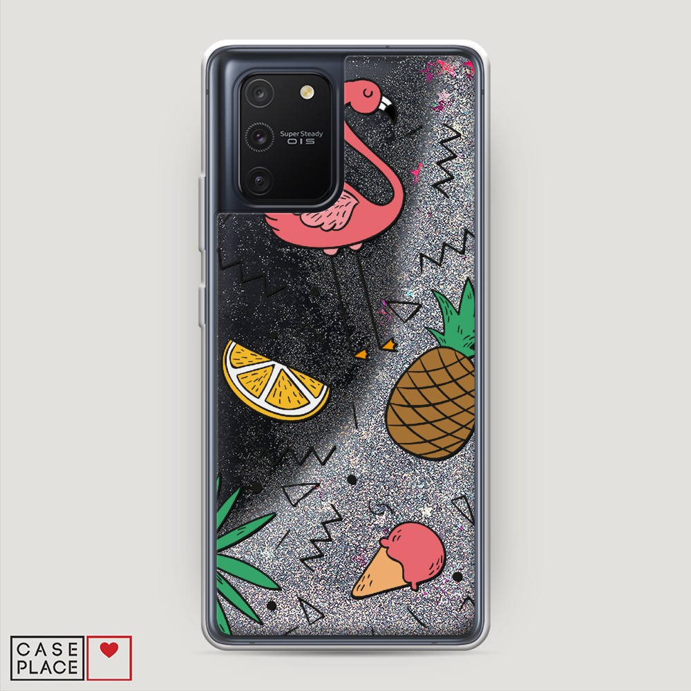 

Чехол Awog на Samsung Galaxy A91/S10 Lite "Гавайский фон", Разноцветный, 29991-1