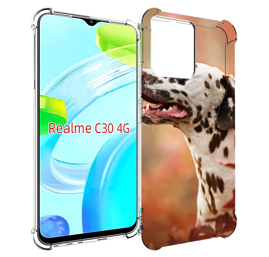 

Чехол MyPads далматин для Realme C30 4G / Narzo 50i Prime, Прозрачный, Tocco