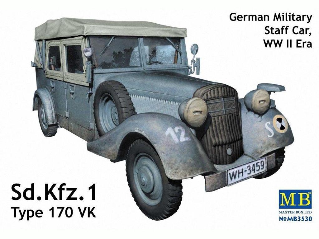 фото Сборная модель masterbox 1/35 sd.kfz.1 type 170vk 3530