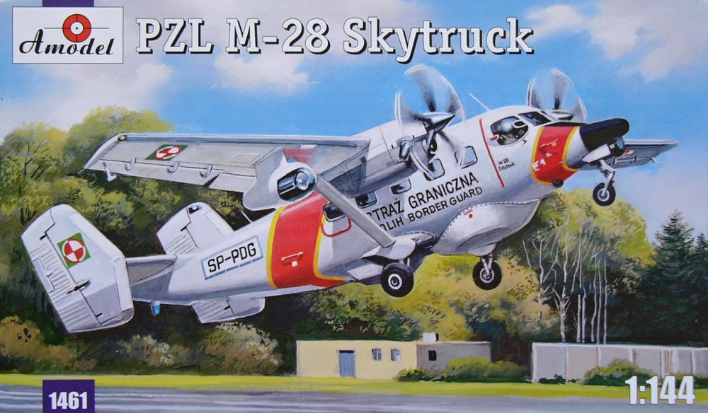 фото Сборная модель amodel 1/144 самолет pzl m-28 skytruck 1461