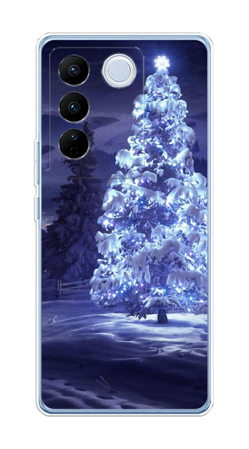 

Чехол на Vivo V27/V27 Pro "Зима 4", Синий;черный;белый, 268550-2