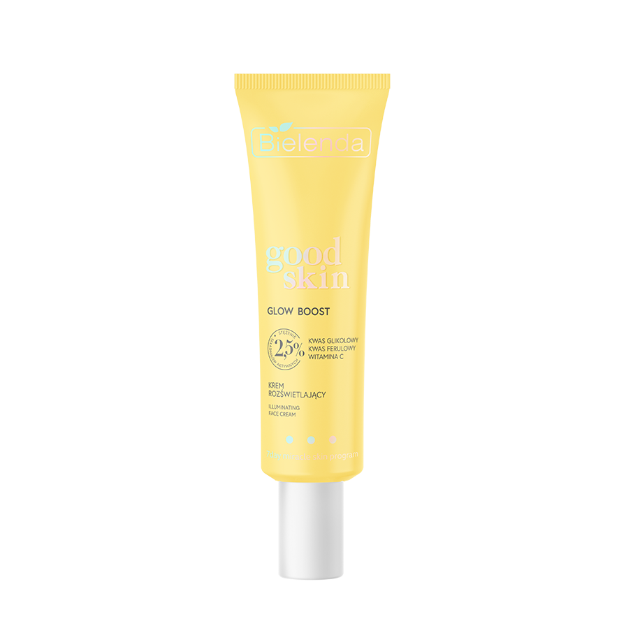 Осветляющий крем с гликолевой кислотой Bielenda GOOD SKIN GLOW BOOST 50 мл