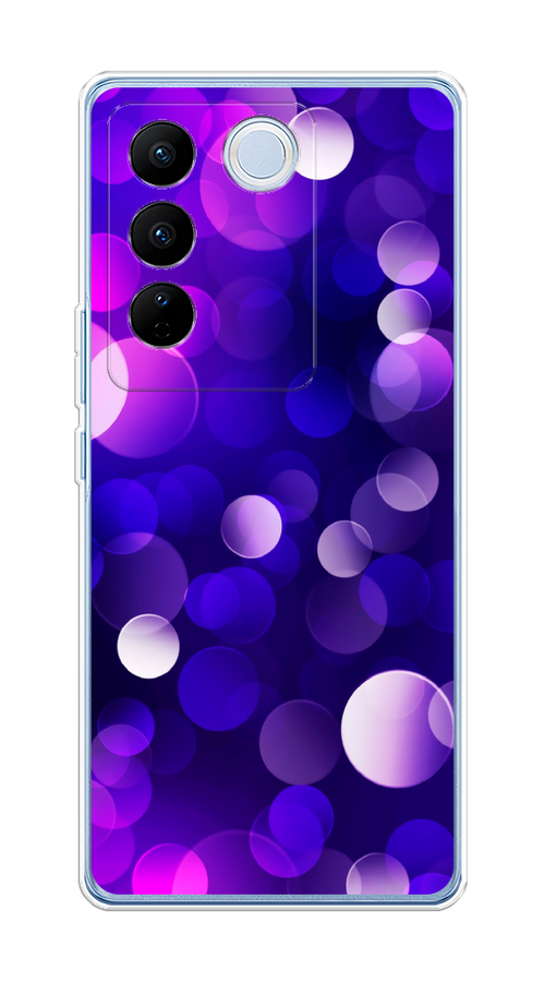 

Чехол на Vivo V27/V27 Pro "Абстракция 27", Фиолетовый, 268550-3
